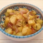 Aardappelen met sjalot en rozemarijn