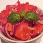 Italiaanse tomatensalade