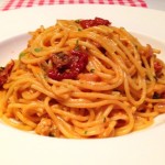 Spaghetti pesto