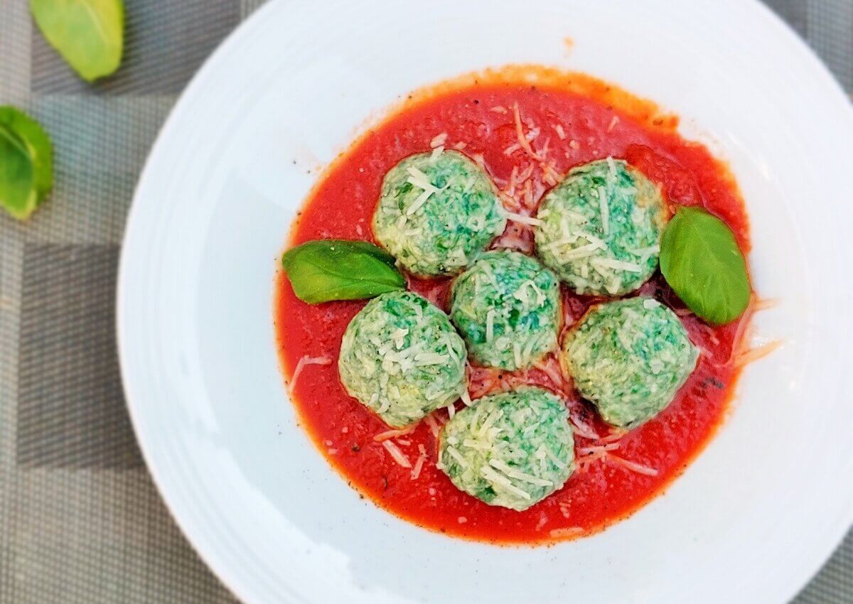 Gnudi - naakte pasta